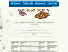 Tablet Screenshot of endlesspoetry.com